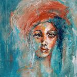 Dudoc 40x50 cm acryl mixed media, 395 euro