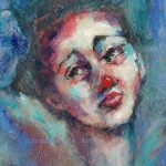tears of a clown 30x40cm acryl, 295 euro
