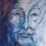 wisdomkeeper 70x100 cm acryl mixed media790 euro