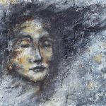 WiseWoman 60x50 cm acrylic mixed media, 480 euro