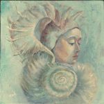 Heilige Geometrie 40x40cm olieverf, not for sale