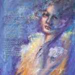 The Rose, 60x80cm mixed media olieverf 777 euro